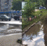 «‎К подъездам не подойти»‎. Ленинский проспект в Воронеже затопило из-за прорыва трубы - ГТРК Воронеж