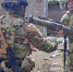 РОСГВАРДЕЙЦЫ СОВМЕСТНО С СОТРУДНИКАМИ ВОЕННОЙ КОНТРРАЗВЕДКИ ЛИКВИДИРОВАЛИ СХРОН С ОРУЖИЕМ ИНОСТРАННОГО ПРОИЗВОДСТВА В ДНР - Росгвардия