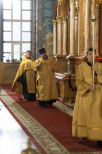 Архиерейское богослужение в канун Недели 22-й по Пятидесятнице
