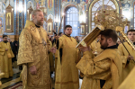 Архиерейское богослужение в канун Недели 22-й по Пятидесятнице