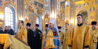 Правящий Архиерей возглавил воскресное богослужение в Благовещенском кафедральном соборе - Воронежская и Борисоглебская епархия