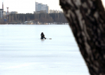 Воронежцев предупредили об опасности льда на водохранилище