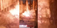 Попал на видео момент подрыва на месте падения частей БПЛА в Воронеже - ГТРК Воронеж