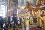 Митрополит Воронежский и Лискинский Леонтий возглавил воскресное богослужение