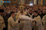 Как прошла Рождественская служба в Благовещенском соборе в Воронеже
