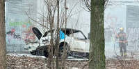 ВАЗ на улице Владимира Невского в Воронеже поджёг его хозяин - ГТРК Воронеж
