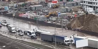 Окружная на Антонова-Овсеенко в Воронеже ушла под воду - ГТРК Воронеж