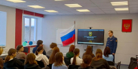 Сотрудники Воронежского института ФСИН России провели серию профориентационных встреч в школах Верхнехавского района - Воронежский институт ФСИН России