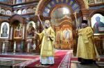 Правящий Архиерей возглавил воскресное богослужение в Неделю мясопустную, о Страшном суде