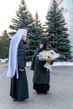 Митрополит Воронежский и Лискинский Леонтий возглавил торжественное богослужение в день престольного праздника соборного храма Алексиево-Акатова монастыря