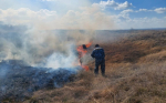 Сухая трава на площади в 1 га вспыхнула в воронежском Дивногорье