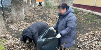 Осужденные к принудительным работам провели субботник на территории Красненского поселения - УФСИН