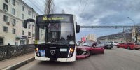 Две пассажирки автобуса №80 попали в больницу после ДТП в центре Воронежа - Обозреватель.Врн