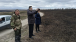 Ландшафтный пожар уничтожил 53 га поля в воронежском Дивногорье