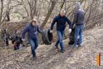 Вице-губернатор Дмитрий Маслов принял участие в общегородском весеннем субботнике в Воронеже