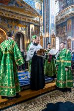 Архиерейское богослужение совершено в Благовещенском кафедральном соборе