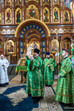 Архиерейское богослужение совершено в Благовещенском кафедральном соборе