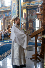 Архиерейское богослужение совершено в Благовещенском кафедральном соборе