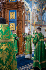 Архиерейское богослужение совершено в Благовещенском кафедральном соборе