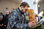 В Великую среду митрополит Воронежский и Лискинский Леонтий посетил храм во имя святого благоверного князя Димитрия Донского (на Чижовском плацдарме)