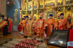 Соборное пасхальное богослужение Архипастырей и клириков епархий Воронежской митрополии совершено в Покровском соборе г. Воронежа
