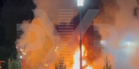 Появилось видео горящей детской площадки в Воронежской области после атаки БПЛА - TV-Gubernia.Ru