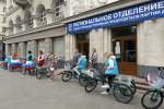 При поддержке «Единой России» в Воронеже прошел велопробег для пожилых людей, приуроченный к 80-летию Победы