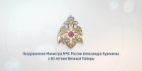Поздравление главы МЧС России Александра Куренкова с 80-летием Великой Победы (видео) - МЧС