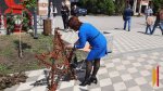 Репьевцы в День Победы создали большую праздничную открытку