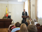 Мэр Воронежа Сергей Петрин встретился с выпускниками, оставшимися без попечения родителей