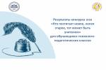 Результаты конкурса эссе «Кто постигает новое, лелея старое, тот может быть учителем» для обучающихся психолого-педагогических классов