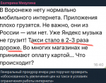 Жалобы воронежцев на работу мобильного интернета дошли до Екатерины Мизулиной