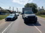 Легковушку отбросило на велосипедиста после ДТП в Воронеже