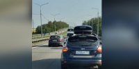 Пробка перед въездом в Воронеж заблокировала движение по трассе - ГТРК Воронеж