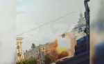 На видео попал момент удара беспилотника по жилому дому в Воронеже