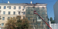 В центре Воронежа начали восстанавливать пострадавший при атаке ВСУ дом - ГТРК Воронеж