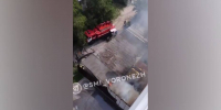 Крупный пожар на улице Героев Стратосферы в Воронеже попал на видео - РИА Воронеж