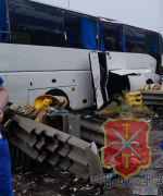 Более 30 человек пострадали в ДТП с рейсовым автобусом на федеральной трассе