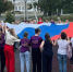 В Каменке развернули 10-метровый триколор - РИА Воронеж