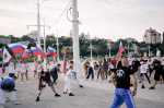 День государственного флага воронежцы отметили вместе с «Родиной»