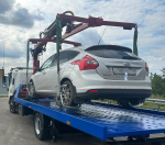 Арестован автомобиль нарушителя с миллионным долгом