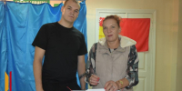 В Грибановке проголосовал ветеран СВО - РИА Воронеж