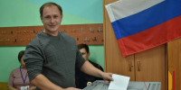 Ветеран СВО пришел на избирательный участок в Борисоглебске - РИА Воронеж
