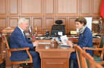 Губернатор провел встречу с Надеждой Стороженко