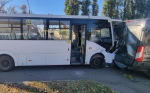 Ребенок и пять взрослых пассажиров автобуса №43 пострадали в ДТП в Воронеже