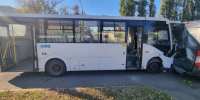 Автобус протаранил фургон в Воронеже: шесть человек в больнице - Bloknot-Voronezh.Ru