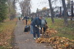 Председатель Воронежской гордумы Андрей Дьяченко принял участие в субботнике в Бринкманском парке