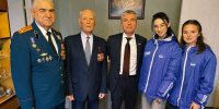 Воронежские молодогвардейцы поздравили ветерана Великой Отечественной войны Николая Николаевича Борисова со 101-летием - Молодая Гвардия