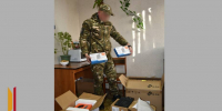 Грибановцы передали участникам СВО сварочный аппарат и ноутбуки - РИА Воронеж