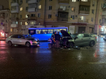 Три человека пострадали при столкновении легковушек в центре Воронежа